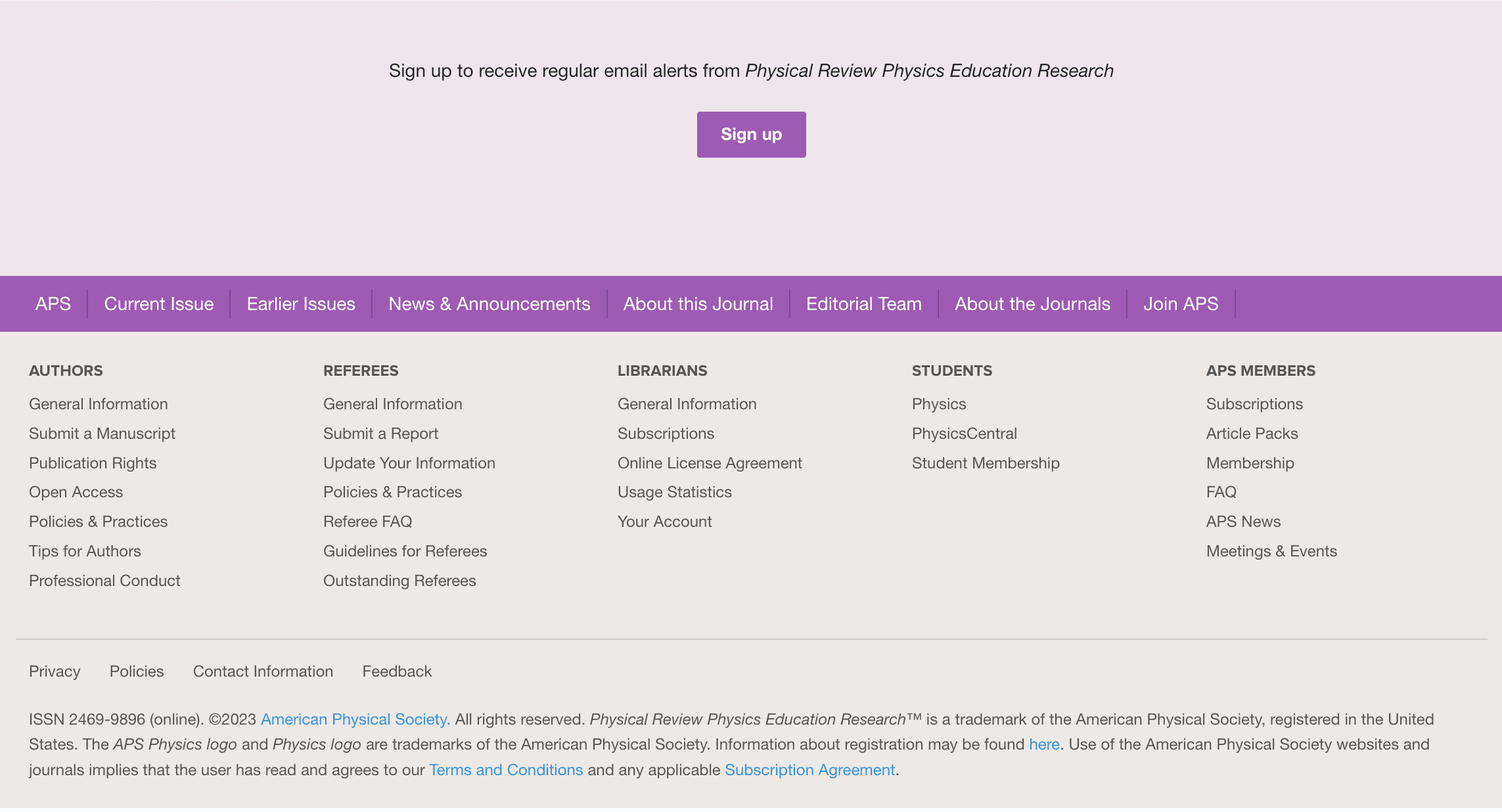 BEFORE: Desktop footer